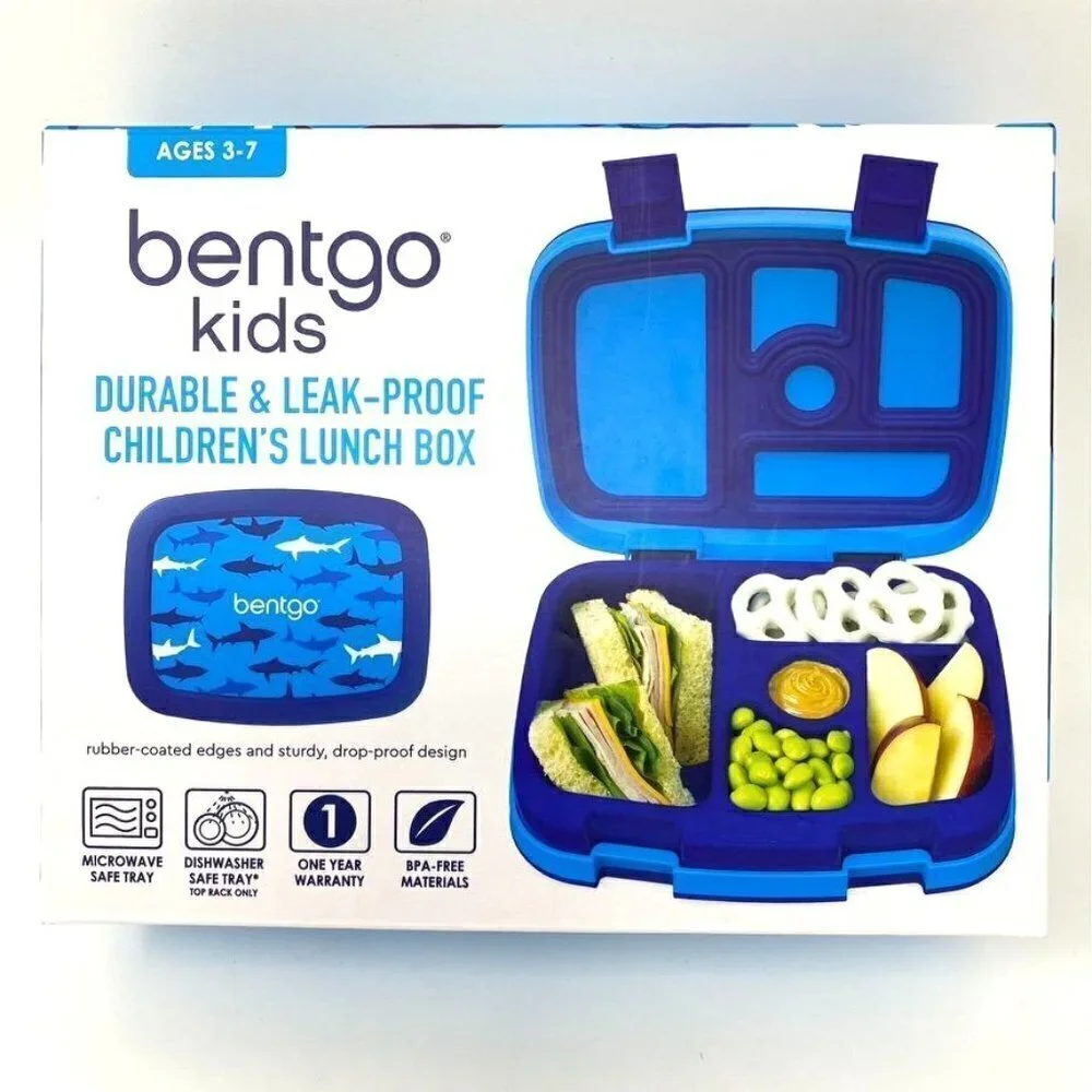 Bentgo Kids' Leakproof, 5 Compartment Bento-Style Kids' Lunch Box Various Prints